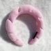 Spa Headband for Women - Terry Towel Cloth Hair Band for Face Washing, Makeup Removal, Shower - Pink Hair Accessories - Buy Online on GoSupps.com