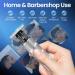 Professional T Blade Hair Trimmer for Men - Cordless Electric Hair Clippers for Precision Beard Trimming - Adjustable Grooming Kit with Guide Combs - Silver - Buy Online on GoSupps.com
