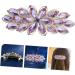 HAPINARY Rhinestone Spring Hair Accessories Vintage Hair Accessories Crystal Hair Clips Hair Claw Clips for Girls Wedding Hair Clip Purple Miss Alloy Big Hairpin Delicate - Buy Online on GoSupps.com