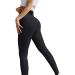 Famous TikTok High Waist Tummy Control Yoga Pants for Women - Booty Lifting Workout Tights in Large (D-black) - Buy Online on GoSupps.com