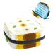 Guantierendiy Sunflower Stripe Pattern Sanitary Napkin Storage Bag Large Capacity Menstrual Cup Pouch Girls Travel Portable Small Makeup Sanitary Pads Organizer Color 6