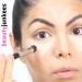 Mini Flat Top Kabuki Under Eye Concealer Brush by Beauty Junkees - Vegan Synthetic Bristles for Blending and Setting Powder and Cream Cosmetics - Buy Online on GoSupps.com