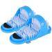 YouGe Magic Foot Scrubber Feet Cleaner Washer Brush Bathroom Slippers With Feet Cleaner Brush for Shower Spa Massage Peeling Cleaning Foot 1 Pair