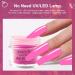 Hot Pink Dip Powder Color Set 6 Colors - No Lamp Cure, Even & Smooth Finish | Honey Joy Dipping Powder (DP-S-6pcs-10g/box) - Buy Online on GoSupps.com