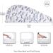 Lavender Botanical Dry Hair Cap Set - 2 Quick Drying Soft Towel & Button Headband | Super Absorbent Comfort for All Hair Types - Buy Online on GoSupps.com