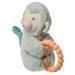 Mary Meyer Little But Fierce Monkey Soft Baby Rattle with Teether Ring - 6 Inches | Buy Now - Buy Online on GoSupps.com
