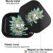 Mini Metal Rolling Tray with Magnetic Lid and Spill Proof Cover - Cute Decorative Tray - 7x5.5 Black - Buy Online on GoSupps.com