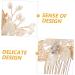 Gogogmee Gold Leaf Side Comb Hair Comb Clip Wedding Bride Headpiece Hair Accessories for Women Metal Hair Comb Bridal Hair Clips Women Hair Pin Comb for Bridesmaid Hair Side Comb for Women - Buy Online on GoSupps.com