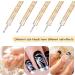 Jinlaili 5 Piece Nail Art Dotting Tools Set Nail Dot Pen Dotting Tool Set Rhinestone Picker Dotting Pen for Nail Art Rhinestones Dot Work Line Drawing (Gold) - Buy Online on GoSupps.com
