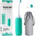xmyunsong Upside Down Peri Bottle for Postpartum Essentials Feminine Care Portable Travel Bidet for Baby Women Men or Bedridden Patient.17OZ(Green) 1 Count (Pack of 1) Green