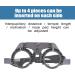 Acquista Ktrok Montatura di Prova Regolabile in Titanio Puro - Ottica di Alta Qualit per Optometria - Tempie e Naselli Regolabili | Spedizione Internazionale - Buy Online on GoSupps.com