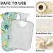 NAANLE PALMBLATT Funny Avocado Hot Water Bottle - 2L Transparent for Pain Relief & Heat Therapy | Large Hand & Foot Comfort - Buy Online on GoSupps.com