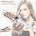 Top4ever 3-Barrel Curling Iron - Adjustable Temperature & Fast Heating Hair Styling Tool for Long/Short Hair | 22mm - Buy Online on GoSupps.com