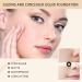 Concealer Foundation CC Liquid 24hr Matte Lightweight Long-Lasting Waterproof Moisturizing Foundation Soft Matte Full Coverage Foundation Natural Colour - Buy Online on GoSupps.com