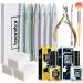 Teenitor Nail and Cuticle Care Tools kit with Cuticle Remover, Nail Files Buffer, Cuticle Nail Clipper, Cuticle Peeler Scraper Pusher and Cutter,Cuticle Oil and Nail Clean Cotton Pad