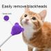 Cat Chin Scrubber - Manual Scrubber Brush for Cats Lightweight Design Soft Chin Brush for Face Jaw Chin Gums and Tongue Cleaning Purple - Buy Online on GoSupps.com