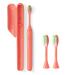 Philips Sonicare One Toothbrush Electric Battery Powered Toothbrush with Sleek travel Case and 2pk Toothbrush Heads - Miami Coral HY100-01