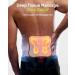 Rakiie Back Support Belt for Men and Women, 8 Times Lumbar Support with 3D Pad and Massage, Breathable Back Brace to Relieve Back Pain (S) - Buy Online on GoSupps.com