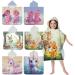 Aiorber Children's Poncho with Hood & Beach Towel Function | Soft Quick-Dry Microfiber | 76x76cm | Cute Animal Motif for Ages 5-10 - Buy Online on GoSupps.com