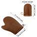 TOODOO 4 Pieces Double Sided Soft Microfiber Self Tanning Mitt Applicator Gloves - Black/Brown - Buy Online on GoSupps.com