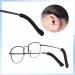 Comnico Soft Fabric Glasses & Hangers Covers - 4 Pairs of Slip-Resistant Ear Pads for Glasses Sunglasses & Reading Glasses (Black & Gray) - International Shipping Available - Buy Online on GoSupps.com