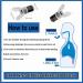Breathing Fitness Exerciser Device - Adjustable Breathing Expander for Stronger Lungs | Breathe Easier Anywhere - Buy Online on GoSupps.com
