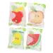 Housoutil 8 Pcs Child Bath Loofah Bath Sponge Fruit Shower Ball Body Exfoliator Loofah Shower Loofah Sponge Bath Balls Sponges Fruit Shower Bath Ball Pu Sponge Material Pouf Cartoon Baby