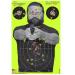 Splatterburst Targets - 12 x18 inch - Bad Guy Splatter Target - Easily See Your Shots Burst Bright Fluorescent Yellow Upon Impact - Made in The USA 25 pack