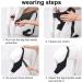 Dog Hinds Leg Support | Dog Back Leg Brace | High Elasticity Hip Support Breathable Dog Leg Protector with Metal Strip for Small Dog Hersil Black X-Small - Buy Online on GoSupps.com