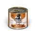 DOGGY Dog Paté 6 x 200g Cans Grain Free Wet Dog Food with Salmon Oil and Green-Lipped Mussel, Complete Food with Sweet Potato and Tomato, Made in Germany