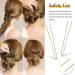 100 Pcs Blonde U Shaped Hair Pins for Women Girls - Golden 2.4 inch - Pack of 1 - Buy Online on GoSupps.com