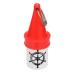 Seachoice High-Visibility Floating Key Buoy with Dry Storage Red
