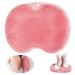 Slip -proof silicone massage pad shower foot massager scrubber peeling massage device for the back back scrubber massage device shower with suction cup silicone cleaning peeling back (red)