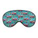 Fire Truck Car and First Responders Heroes Sleep Mask Eye Cover for Sleeping Blindfold with Adjustable Strap Blocks Light Night Travel Nap for Men Women