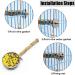 Stainless Steel Bird Feeding Cups - 2 Pack Hanging Parrot Cage Feeder & Water Bowl with Wood Perch - Ideal for Parakeets, Cockatiels, Lovebirds, Budgies - Buy Online on GoSupps.com