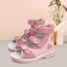 Princepard Hollowed Out Heart Orthopedic Sandals for Kids - High Back, Arch Support | Size 5 Toddler - Buy Online on GoSupps.com