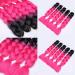 Showjarlly Jumbo Braid Artificial Hair - 24 Inch Ombre Kanekalon Extensions (5 Pack) for Crochet Twist & Box Braids - Black/Ros  - Buy Online on GoSupps.com