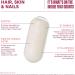 Habit Hair, Skin & Nails Supplement 2 Pack (120 Capsules) - New Look, Supports Skin Hydration, Hair & Nail Strength, Biotin 2000mcg, Vitamin A & C, Hyaluronic Acid, Rosehip, Vegan, Non-GMO Dual Pack - Buy Online on GoSupps.com