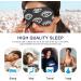 Haskirky Light Blocking Eye Mask - Breathable & Adjustable for Men and Women | Ideal for Travel, Yoga, Meditation, Office Deep Sleep | Comfortable Ethnic Tribal Design - Buy Online on GoSupps.com
