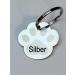 Personalized Paw Shape Dog Tag - Stainless Steel - Engravable 3 Sizes 6 Colors for Dogs Cats & Puppies - Buy Online on GoSupps.com