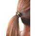 3 PCS Elegant Black Gold Bracelet Hair Ties for Women and Girls - No Crease Elastic Bands - Buy Online on GoSupps.com