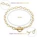 24 Piece Bracelet Chains with Toggle Clasp - DIY Jewelry Making Supplies in Gold, Silver, and Rose Gold - Buy Online on GoSupps.com