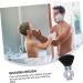 FRCOLOR Barber Brush Neck Duster Barber Supplies Beard Care Supplies Neck Duster Man Brush Hair Plastic Hair Salon Brush 8.5x3.5x14.5cm - Buy Online on GoSupps.com