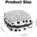 Black White Doodle & Dots Period Pouch - Portable Tampon Storage Bag for Teens - Feminine Product Organizer & First Period Gift - Multicoloured - Buy Online on GoSupps.com