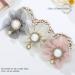 Brinie Pearl Flower Hair Ties - Pack of 3 Beige Hair Scrunchies for Women and Girls - Buy Online on GoSupps.com