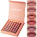 6Pcs Matte Lipstick Set - Long Lasting, Waterproof Velvety Liquid Lip Gloss - Non-Stick Matte Finish - Makeup Set - Buy Online on GoSupps.com