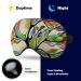 Psychedelic Celestial Tree Sleep Mask - Adjustable Eye Cover for Sleeping, Travel, and Nap - Unisex Blindfold Blocks Light for Restful Sleep - Buy Online on GoSupps.com