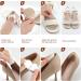 FlyCoco 4 Pairs Metatarsal Pads & Non-Slip Heel Grips for Women | Silicone Gel Cushion Inserts for High Heels | Comfort & Pain Relief - Buy Online on GoSupps.com