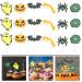 Gadpiparty 24pcs Halloween Fluorescent Inserts Lantern Wood Pumpkin - Buy Online on GoSupps.com