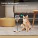 Tomxcute Interactive Cat Toy with Feather: Slow Feeder Treat Dispenser for Hunting, Chasing, and Exercising - Gold - Buy Online on GoSupps.com
